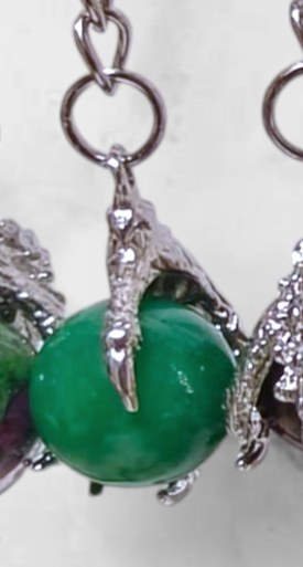 Dragon crystal claw Keychain