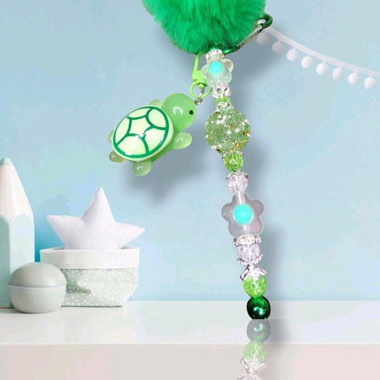 Green Turtle Keychain