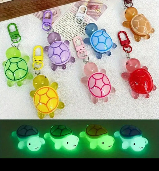Glowing Turtle Keychain