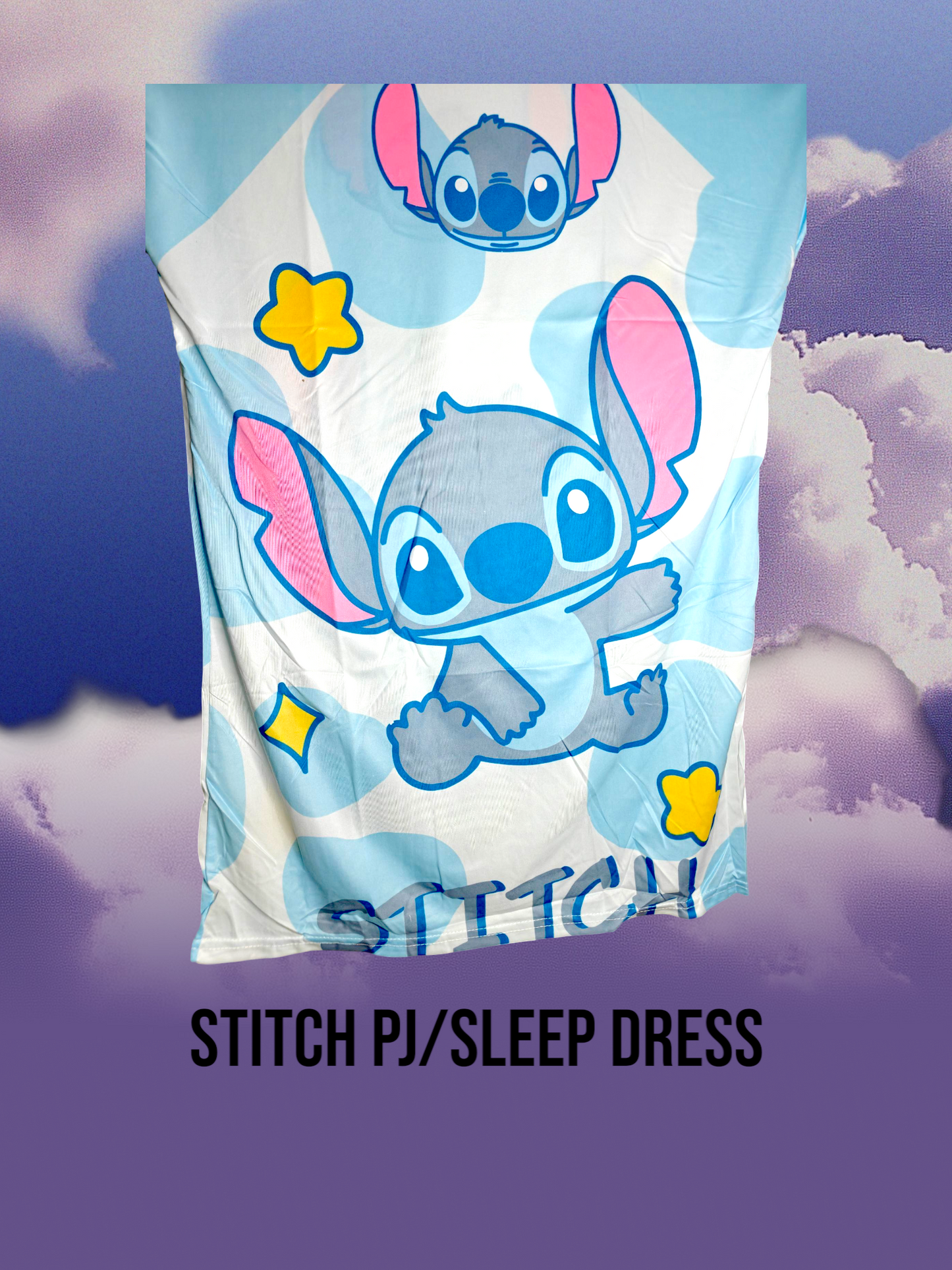 Stitch PJ/Sleep Dress ONE SIZE S/L