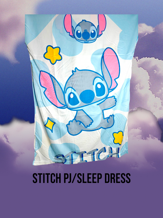 Stitch PJ/Sleep Dress ONE SIZE S/L