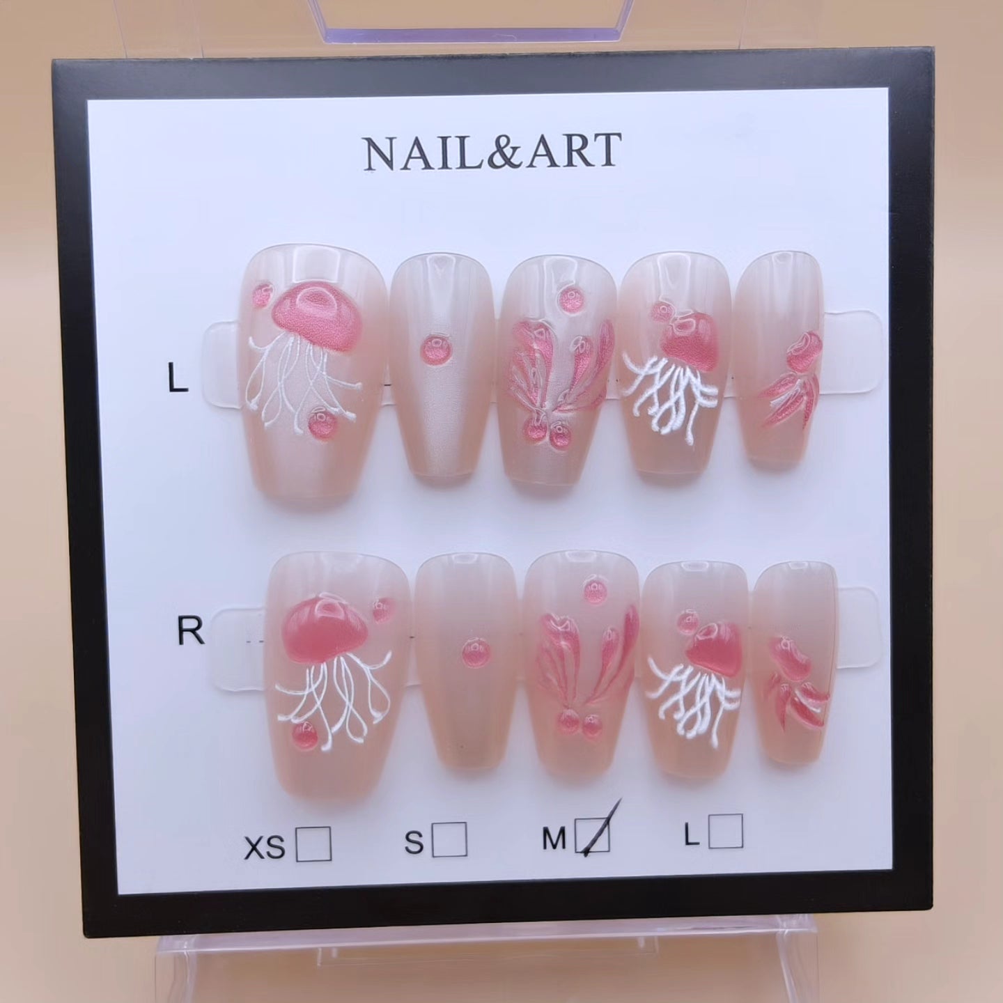A- 3D Jellyfish Nails