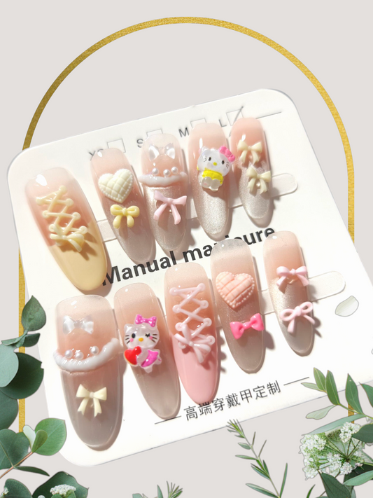 Junk Hello Kitty Nails Size L