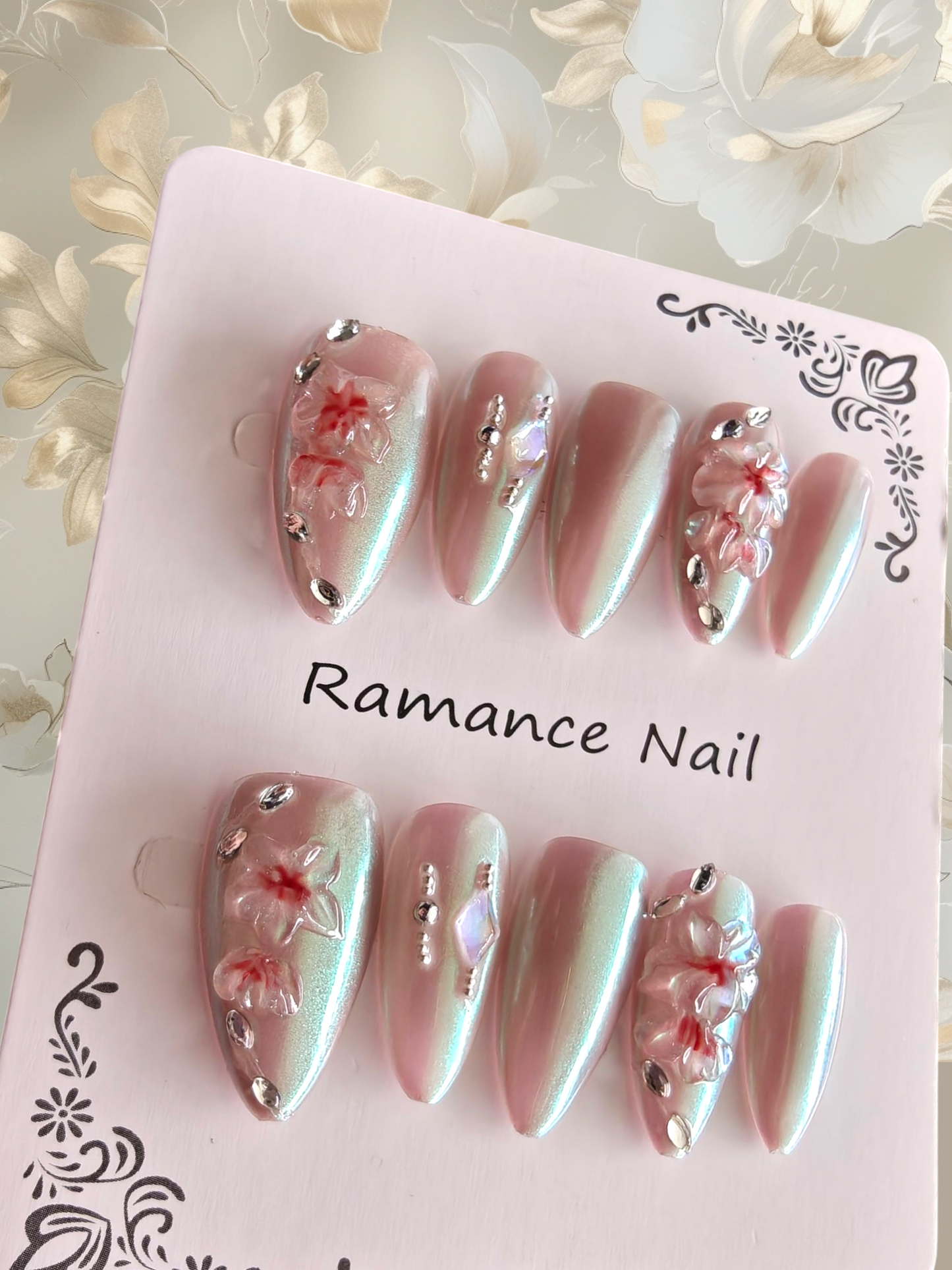 🚨🎉NEW🎉🚨 3D Floral Hollow Nails