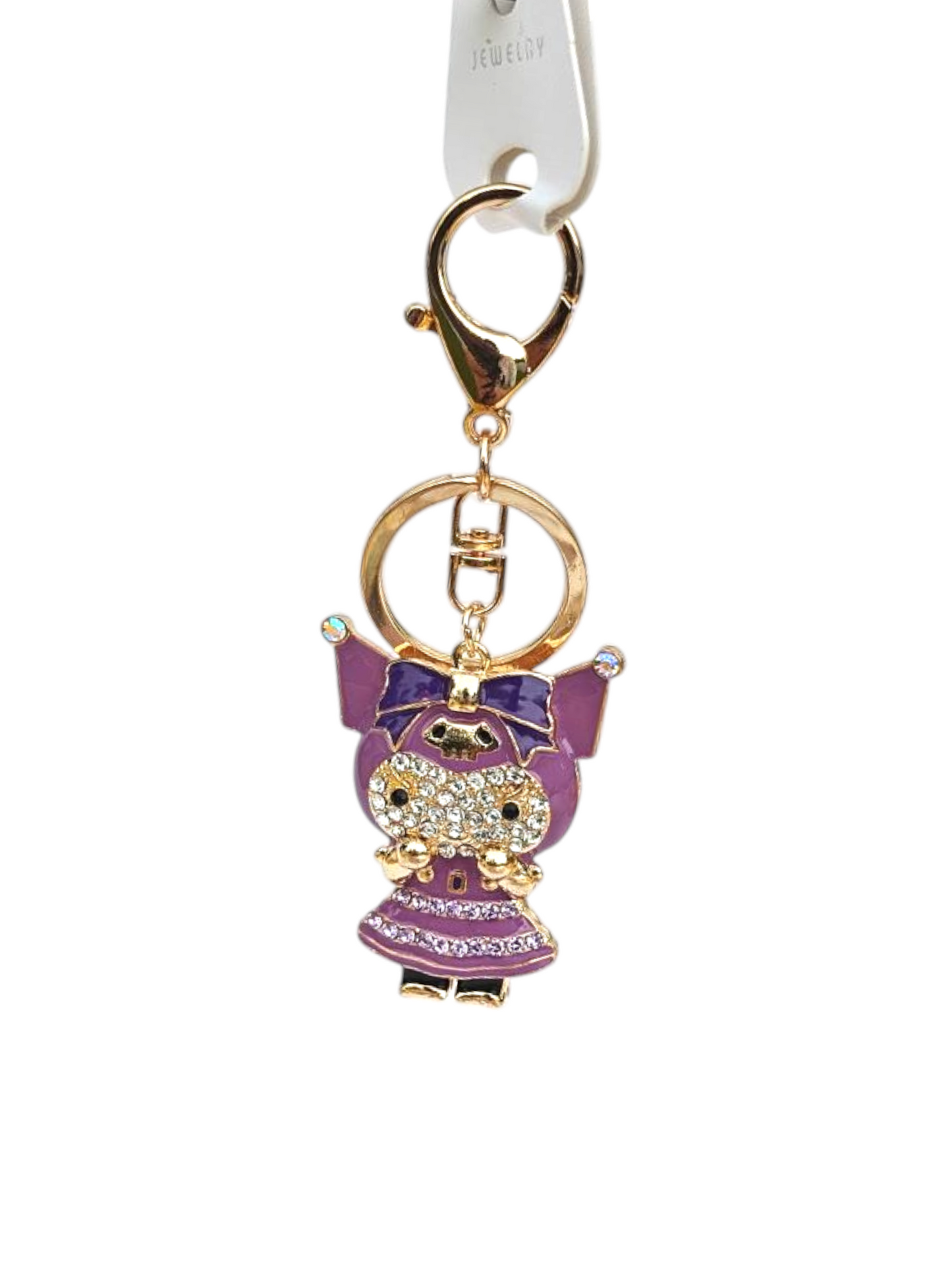 Hello Kitty Purple Keychain