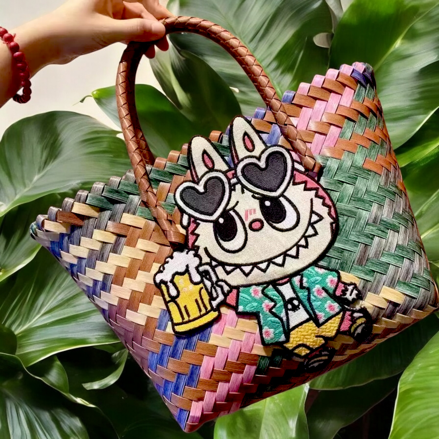 Labubu Woven summer Purse