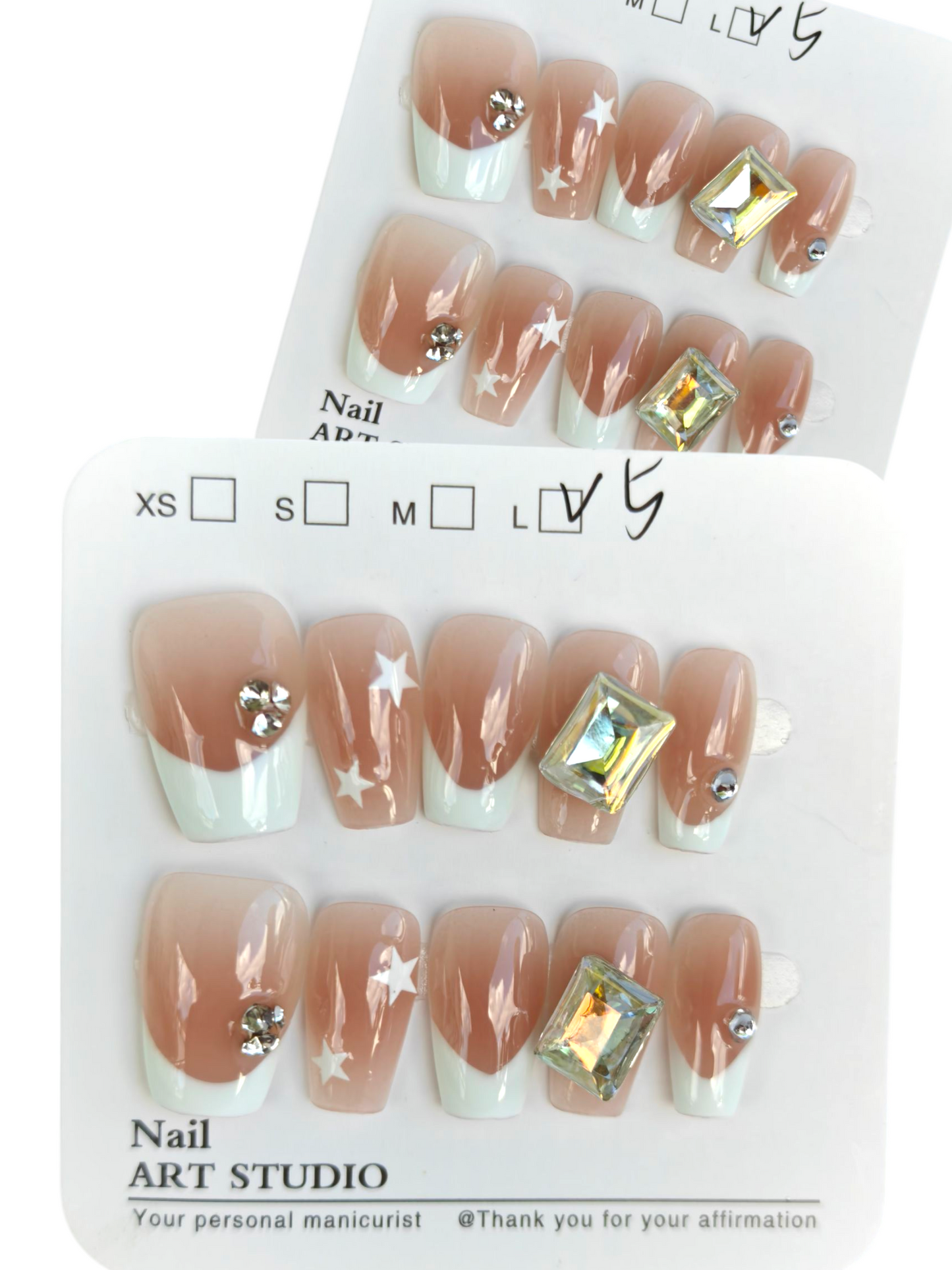 Square Nails Size Large
