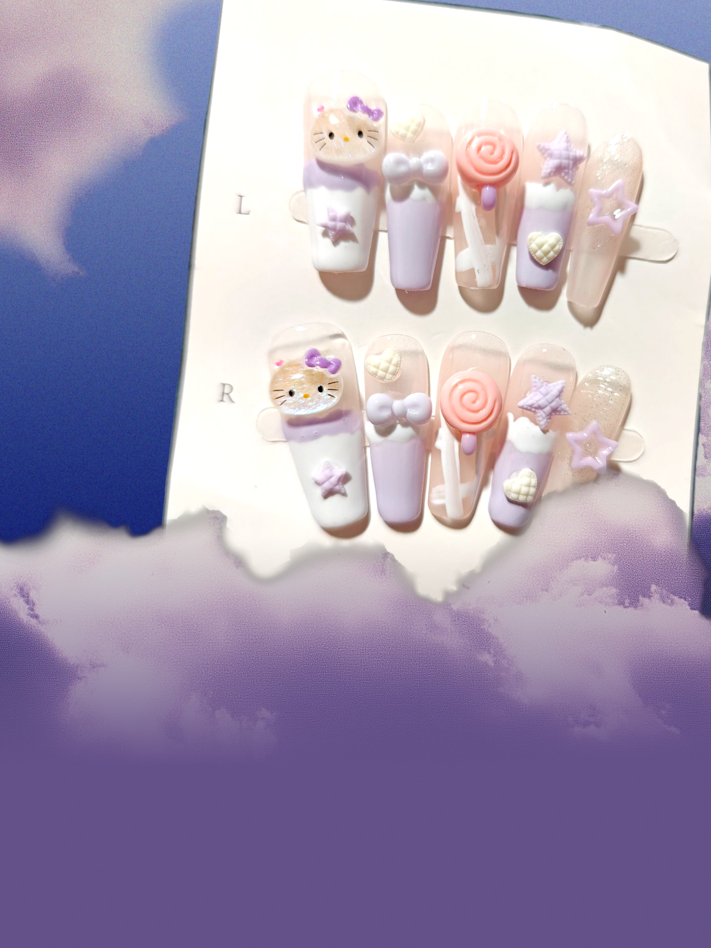 Junk Hello Kitty Nails Size M