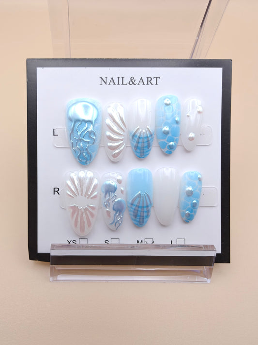 A- Blue Sea Nails
