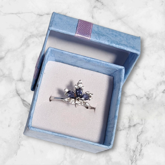 Blue sapphire Ring S925